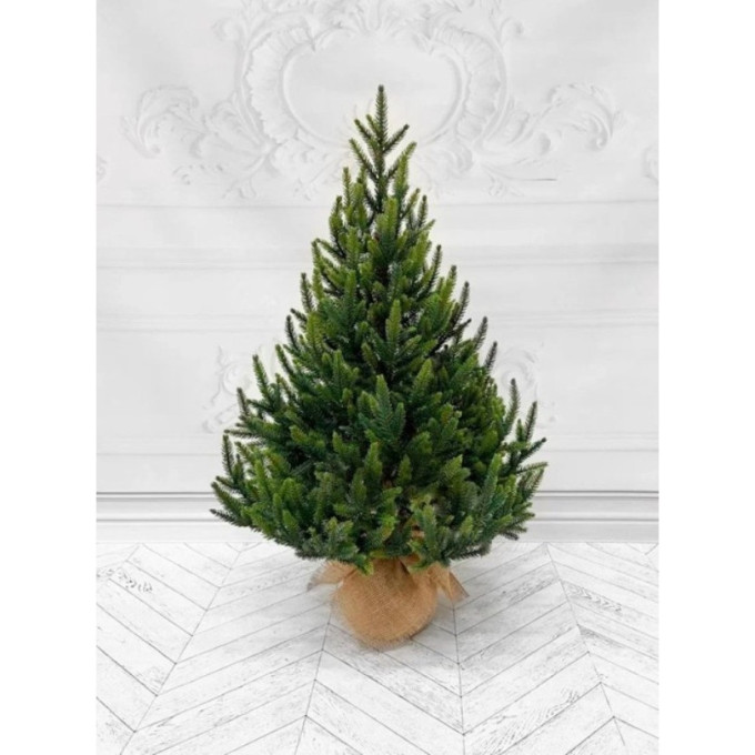 Ель TRIUMPH TREEКОРОЛЕВСКАЯ 100% литая 90 см в мешочке зеленая 72267